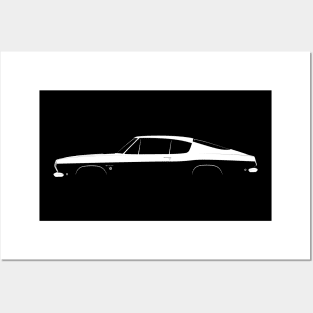 Plymouth Barracuda Formula-S Silhouette Posters and Art